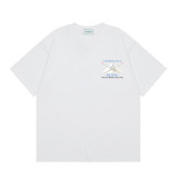 Cross-border summer new trendy Casablanca short-sleeve letter logo printed unisex T-shirt