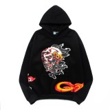 Godspeed Cross-Border 25ss Fall/Winter New Direct Print Washed Vintage Pure Cotton Hip-Hop American Style Hoodie Sweatshirt