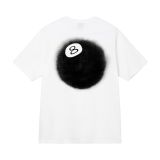 New high-quality Stussy short-sleeve T-shirt for foreign trade, 270g heavyweight, high quality, unisex