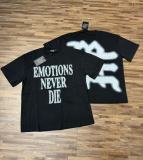 26ss Cross-Border Foreign Trade Mixed Emotion American Fashion Brand New Short-Sleeve Angel Rhinestone Loose T-Shirt for Men