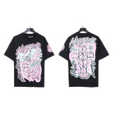 25ss cross-border American fashion brand Hellstar high street loose street casual pure cotton short-sleeve T-shirt unisex