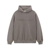 FOG Essentials heavyweight high street fashion brand hooded sweatshirt with fleece lining for autumn and winter, suitable for couples, men and women
