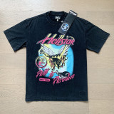 25ss Summer New American Style Trendy Brand Hell Star Unisex Couple's Oversized Loose Pullover Short Sleeve T-Shirt Tee