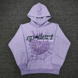 Cross-border foreign trade top version Sp555der spider web American style trendy unisex pullover hoodie