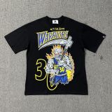 American high street niche fashion brand summer new skull figure basketball print retro loose round neck short sleeve T-shirt