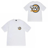 Dropshipping trendy brand short-sleeve T-shirt with dice lettering, basic style, American-style couple's summer outfit