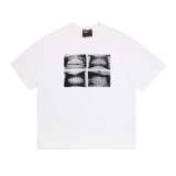 American trendy high street ERD 'Melancholic Rich Kid' retro print short-sleeve summer loose casual trendy couple's T-shirt for men