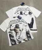 American-style super popular niche trendy brand summer Hell Star full-print graffiti short-sleeve loose-fit unisex T-shirt