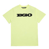 Cross-border European and American trendy brand Palm Angels short-sleeve loose T-shirt with shark tail and letter print, unisex.
