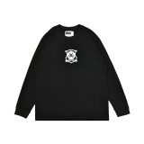 25ss high-quality Sp555der trendy high street style rhinestone embossed letter spider web hoodie for men and women