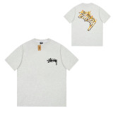 Dropshipping trendy brand short-sleeve T-shirt, high-quality seamless tubular fabric, unisex, foreign trade cross-border summer