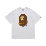 Japanese trendy brand Ape Kikai Maneki Neko short-sleeve shirt for men and women, teenagers, street and campus fashion, youthful trend