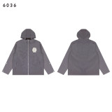 Cross-border American fashion brand Saint towel embroidered logo stand-up collar jacket and high street casual pants set for men and women