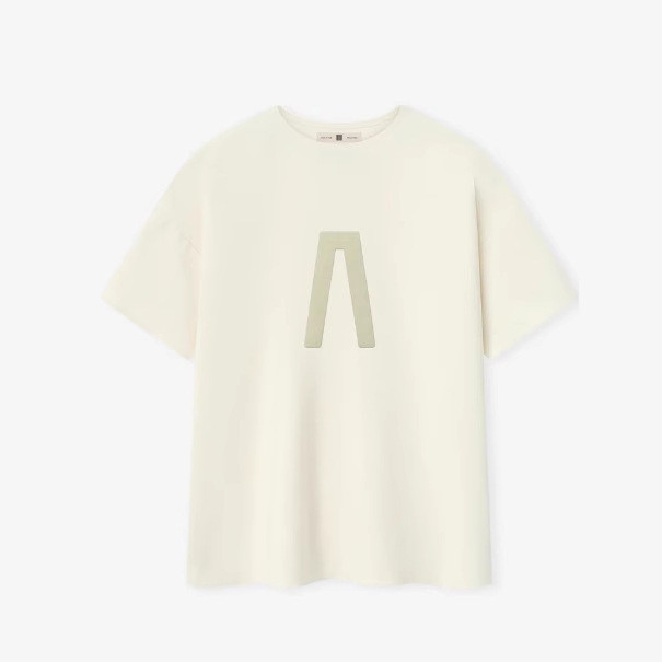 Cross-border American streetwear brand FOG's summer ESSENTIALS letter pattern embossed short-sleeve T-shirt for men and women, featuring high street fashion style.