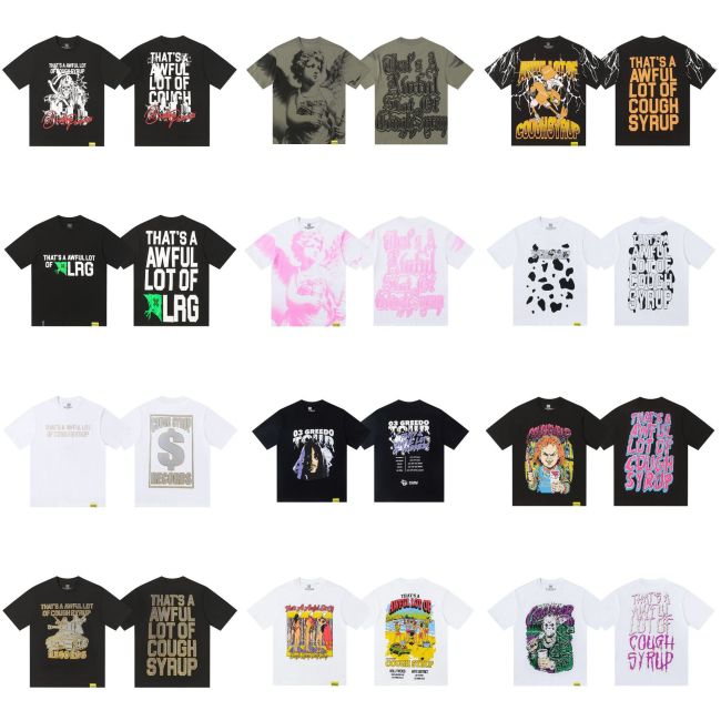 THAT.SA AWFUL LOT OF COUGH SYRUP American Hip-Hop Rap Collaboration Short-Sleeve T-Shirt for Men