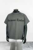 Kanye American high street merchandise collab vest high street ins unisex casual loose short-sleeve T-shirt versatile