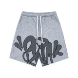 SynaWord American-style trendy brand high street loose shorts Y2K hip-hop street style casual couple's shorts for men and women