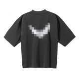 Correct version of KANYE Kanye West's three-party collaboration peace dove short-sleeve T-shirt, casual American high street hooded sweatshirt for men and women