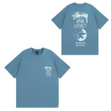 Dropshipping trendy brand short-sleeve T-shirt with dice lettering, basic style, American-style couple's summer outfit