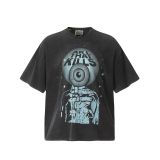 GALLERY DEPTTIDE correct version creative print washed European and American ins super popular trendy brand loose short-sleeve T-shirt