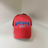 Cross-border European and American trendy brand God&speed skull letter embroidered baseball cap, curved brim cap, unisex outdoor cap