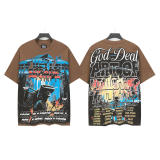 Cross-border Hellstar European and American style street fashion brand loose-fitting T-shirt