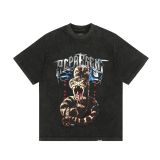 REPRESENT Doberman print washed distressed short-sleeve European and American men's summer heavy-duty trendy brand T-shirt wholesale