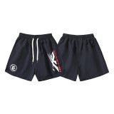 Cross-border American fashion Hellstar series new high-quality terry casual shorts with drawstring, unisex