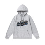 Trapstar's new rainbow gradient letter tiger head embroidery unisex hooded sports sweatshirt and jogger pants set