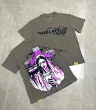 High-end COUGH SYRUP English slogan trendy hip-hop short-sleeve West Coast hip-hop rap co-branded T-shirt for men