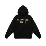New FOG ICON sub-line autumn and winter American high street fashion casual fleece-lined hooded sweatshirt for men and women ins hoodie