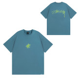 Dropshipping trendy brand short-sleeve T-shirt with dice lettering, basic style, American-style couple's summer outfit