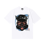 American-style super popular niche trendy brand summer Hell Star full-print graffiti short-sleeve loose-fit unisex T-shirt