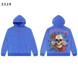 25ss foreign trade godspeed autumn and winter new trendy street style direct-print washed vintage hip-hop hoodie sweatshirt
