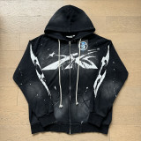 Cross-border American-style trendy brand loose-fitting men's hooded sweatshirt, foreign trade street casual jacket, women's hoodie and pants set