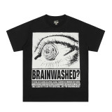 25ss cross-border foreign trade HELLSTAR American style trendy brand high street hip-hop loose casual short-sleeve T-shirt unisex