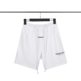 European and American FOG sub-line ESSENTIALS reflective shorts, trendy loose casual drawstring high street shorts
