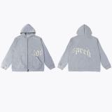 25ss American streetwear brand GOD high street rock band washed vintage streetwear hoodie sweatshirt top for men