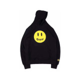 DREW ICON Smiling Sunflower Print Justin Bieber Trendy Unisex Casual Loose Hoodie Sweatshirt