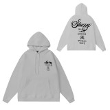 Original brand STUSI hoodie, new autumn and winter style, letter dice black eight, hooded couple's outfit