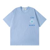 Cross-border summer new trendy Casablanca short-sleeve letter logo printed unisex T-shirt
