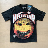 25ss Summer New American Style Trendy Brand Hell Star Unisex Couple's Oversized Loose Pullover Short Sleeve T-Shirt Tee