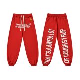 High-end foreign trade version of  THAT'S A AWFUL LOT OF COUGH SYRUP  printed all-over hoodie and pants set