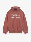 FOG ICON New Autumn/Winter Trendy Brand Fleece-Lined Letter Print Crew Neck Sweatshirt Unisex Versatile Hoodie