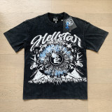 Summer new foreign trade European and American trendy brand Hell Star unisex large size loose pullover casual short-sleeve T-shirt