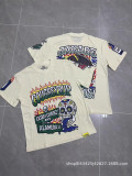 Cross-border American fashion brand THAT'S COUGH street print loose casual couple's T-shirt high quality