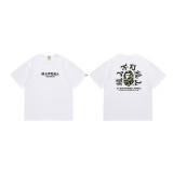 Original brand dropshipping cross-border hot-selling BAPE long-term stable supply double-thread men's and women's casual sports short-sleeve T-shirts
