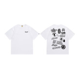 Original brand dropshipping cross-border hot-selling BAPE long-term stable supply double-thread men's and women's casual sports short-sleeve T-shirts