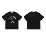 Original brand dropshipping cross-border hot-selling BAPE long-term stable supply double-thread men's and women's casual sports short-sleeve T-shirts