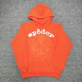 Cross-border foreign trade top version Sp555der spider web American style trendy unisex pullover hoodie